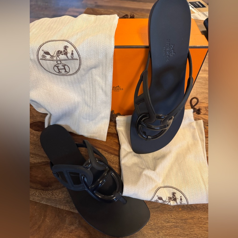 Hermes Egerie Chaine D’Ancre Sandals NIB Size 40